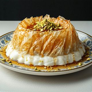 Кюнафе набулсия с моцарела