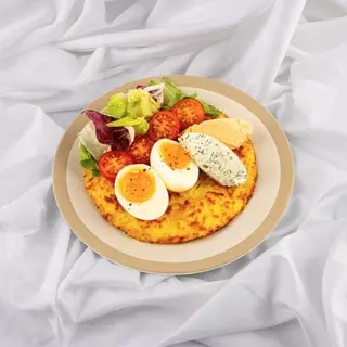 Дерун з зеленим мусом