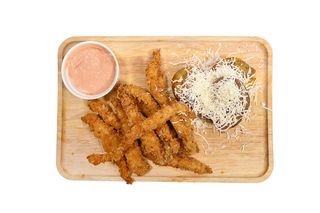 Crispy chicken fingers