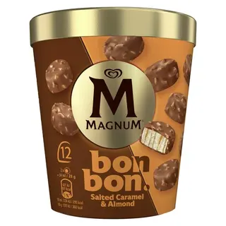 Bites salt caramel MAGNUM, pack 12x17 ml