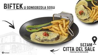 Biftek u Gorgonzola sosu