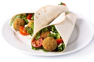 Piadina falafel