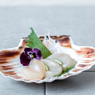 Sashimi Vieira japonesa