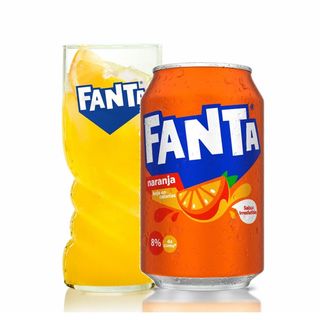 Fanta naranja lata