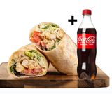 Цезар Wrap (300г) + Кока Кола (500мл)