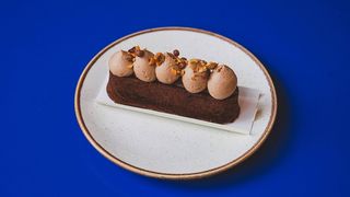 Eklerowe brownie mleczna czekolada i orzech laskowy