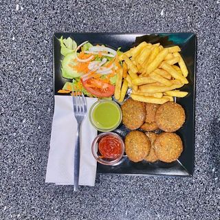 Menu Falafel no Prato