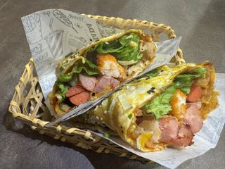 Crepes insalata cinese