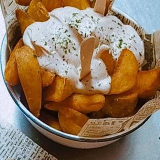 Tapa De Patatas Rústicas Alioli