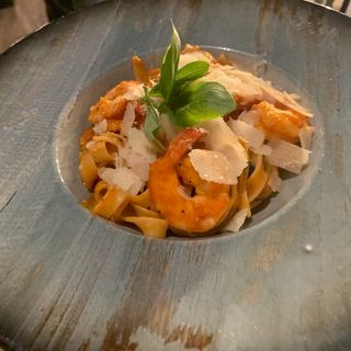 Талиатели с морски дар.