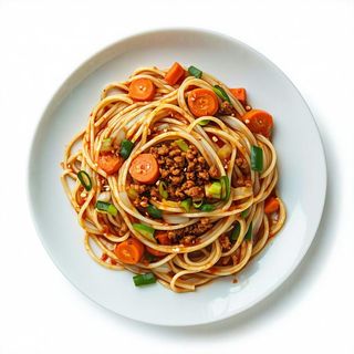 Spaghetti di soia piccante