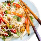 Ensalada De Tallarines De Arroz Picante