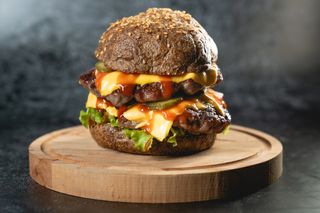 Dupli burger Kauboj (gluten free/keto)