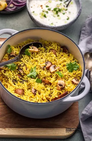 Mushrooms Rice