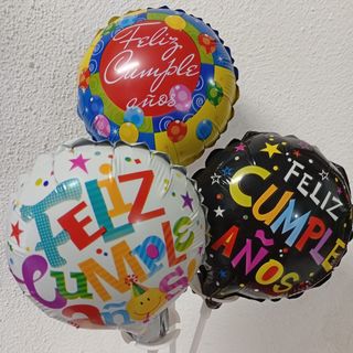Globo "Feliz cumpleaños" Pequeño