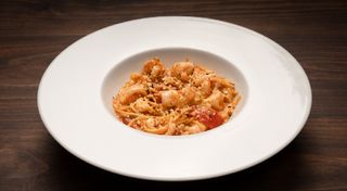 Паста з тигровими креветками