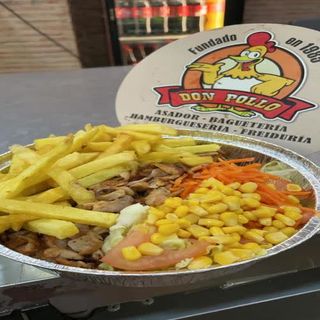 Bandeja De Kebab, Verduras Y Patatas (Grande)