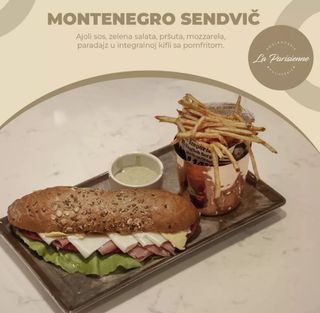 Montenegro sendvič 350gr