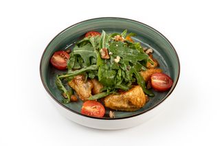 Хрустящий баклажан в кисло-сливочном соусе