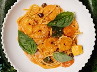 Паста з креветками (300g)