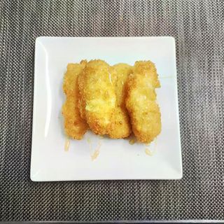 Plátano tempura con miel