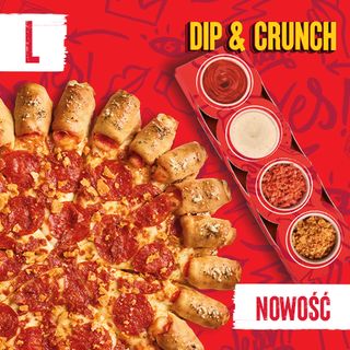 DUŻA SUPER CRUNCHY PEPPERONI DIP & CRUNCH