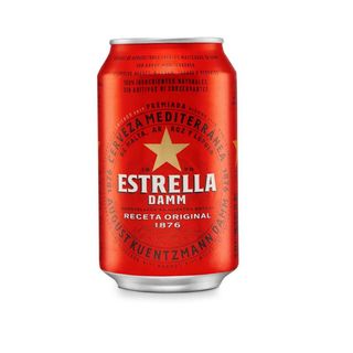 CERVEZA ESTRELLA DAMM LATA 33CL 5,4