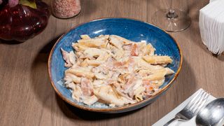 PASTE PROSCIUTO E FUNGHI