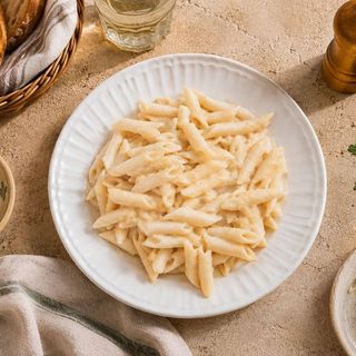 Mezze penne panna e salmone