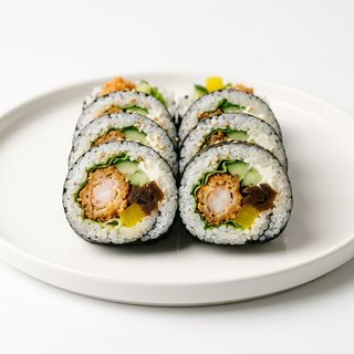 Futomaki z krewetką w panko