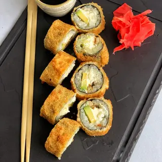 Темпура-роллы с угрём / Tempura rolls cu Tipar