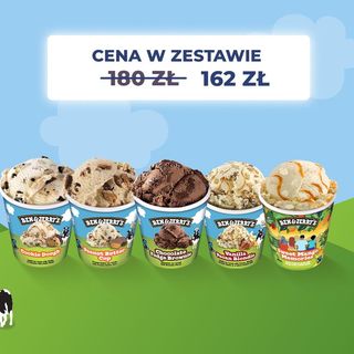 Zestaw 5 kubków BEN&JERRY'S