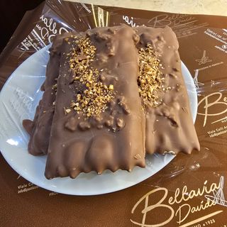 Chiacchiere al forno farcite con crema rocher gr. 350