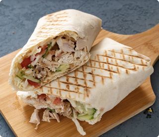 Запеченный донер кебаб с курицей