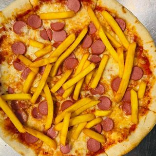 pizza wurstel/patatine