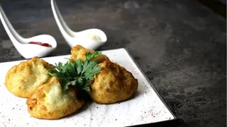Манты жареные