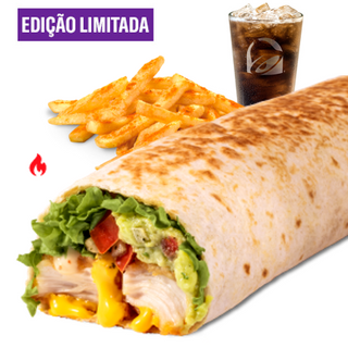 Menu Guacamole Chicken Burrito 