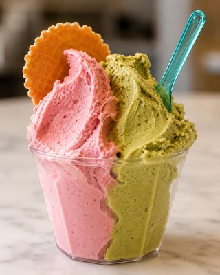 Bicchiere di gelato