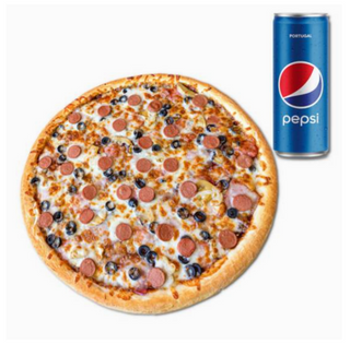 Pizza Nova Pequena 23cm + Oferta Bebida 33cl