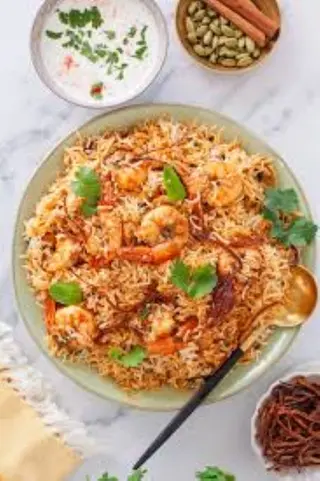 Biryani de Camarão