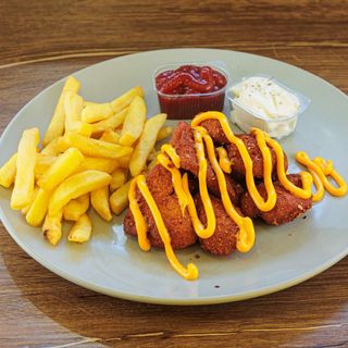 Cheddar chicken nuggets veliki