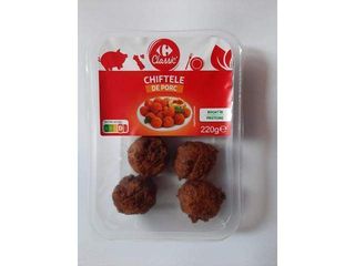 Chiftele De Porc 220G Carrefour
