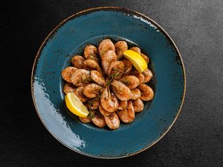 АТЛАНТИЧНІ КРЕВЕТКИ В СОЄВОМУ СОУСІ