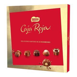 Nestlé Caja Roja Bombones de Chocolate Surtidos · Envase de 200 grs.