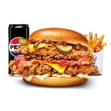 Menú La Kentucky BBQ Burger Doble