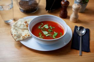 Tomato Basil Chicken Soup