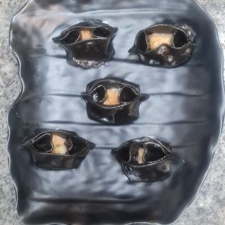 Ravioli cristallo con calamaro  5pz