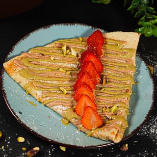 1 crepe con topping + 1 gofre con topping