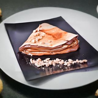 Palačinka  Snickers, eurokrem