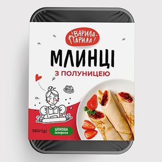 Млинці З Полуницею Зам. 350г